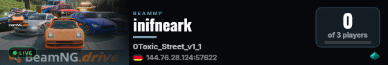 inifneark live status badge
