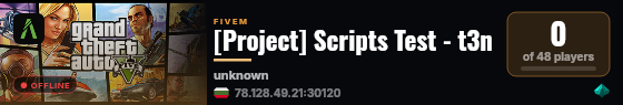 [Project] Scripts Test - t3n live status badge