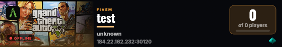 test live status badge