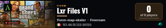 Lxr Files V1 live status badge