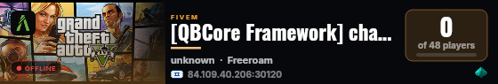 [QBCore Framework] change-me live status badge