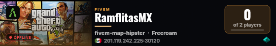 RamflitasMX live status badge