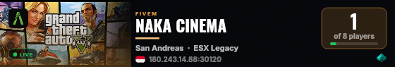NAKA CINEMA live status badge