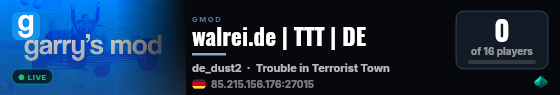 walrei.de | TTT | DE live status badge