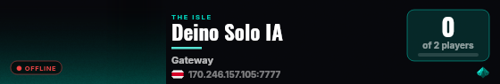 Deino Solo IA live status badge