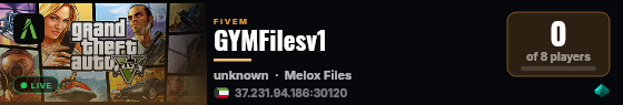 GYMFilesv1 live status badge