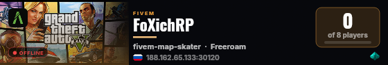 FoXichRP live status badge