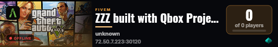 ZZZ built with Qbox Project by The Community! live status badge