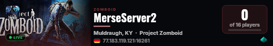 MerseServer2 live status badge