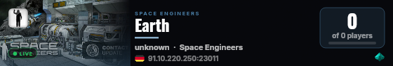 Earth live status badge