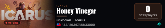 Honey Vinegar live status badge
