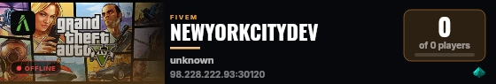 NEWYORKCITYDEV live status badge