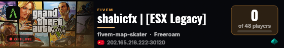 shabicfx | [ESX Legacy] live status badge