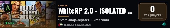WhiteRP 2.0 - ISOLATED STAGING live status badge
