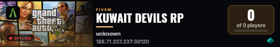 KUWAIT DEVILS RP live status badge