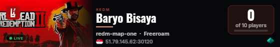 Baryo Bisaya live status badge