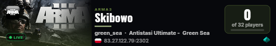 Skibowo live status badge
