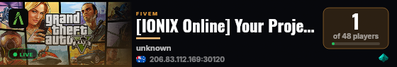 [IONIX Online] Your Project Name live status badge