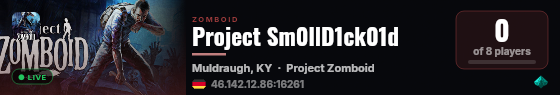 Project Sm0llD1ck01d live status badge