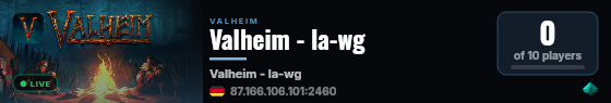 Valheim - la-wg live status badge