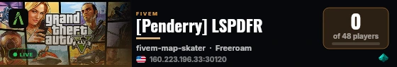 [Penderry] LSPDFR live status badge