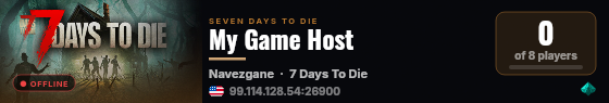 My Game Host live status badge