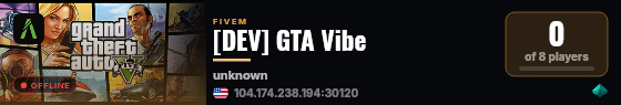 [DEV] GTA Vibe live status badge