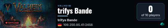 trifys Bande live status badge