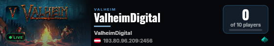 ValheimDigital live status badge