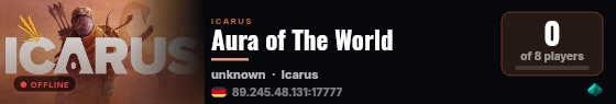 Aura of The World live status badge