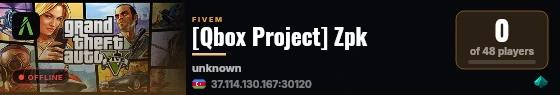 [Qbox Project] Zpk live status badge