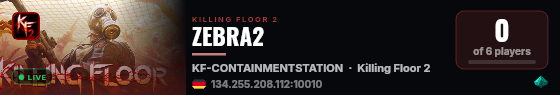 ZEBRA2 live status badge