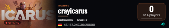 crayicarus live status badge