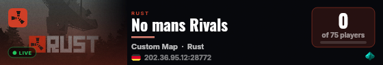 No mans Rivals live status badge
