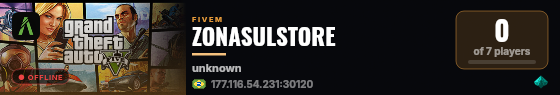ZONASULSTORE live status badge