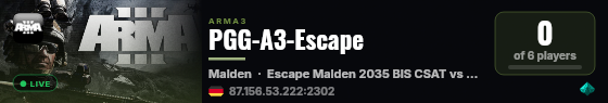 PGG-A3-Escape live status badge
