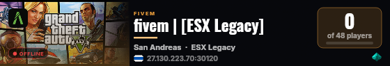 fivem | [ESX Legacy] live status badge