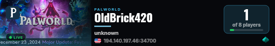 OldBrick420 live status badge