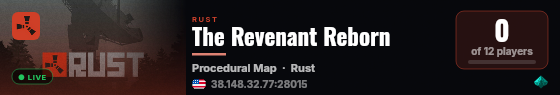 The Revenant Reborn live status badge