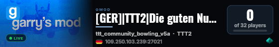 [GER]|TTT2|Die guten Nudeln|Ps2|SpecDM|FastDL live status badge