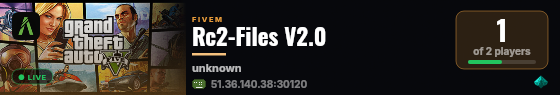 Rc2-Files V2.0 live status badge