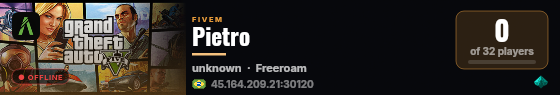 Pietro live status badge