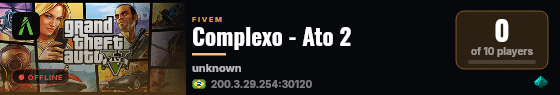 Complexo - Ato 2 live status badge