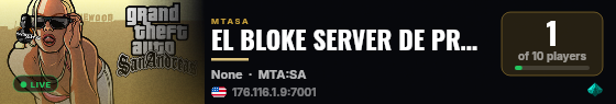 EL BLOKE SERVER DE PRUEBA BY.UDP BY.MANGU BY.NINI live status badge