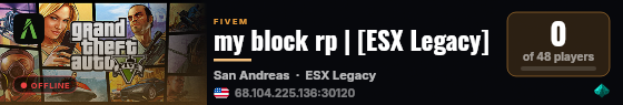 my block rp | [ESX Legacy] live status badge