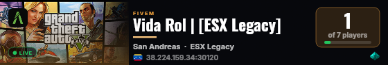 Vida Rol | [ESX Legacy] live status badge