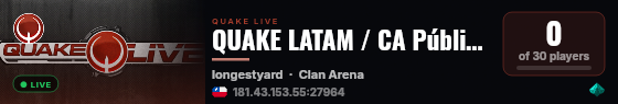 QUAKE LATAM / CA Público #2 live status badge