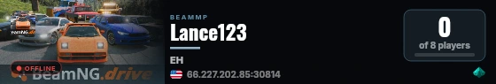 Lance123 live status badge