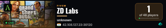 ZD Labs live status badge