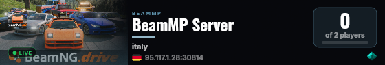 BeamMP Server live status badge